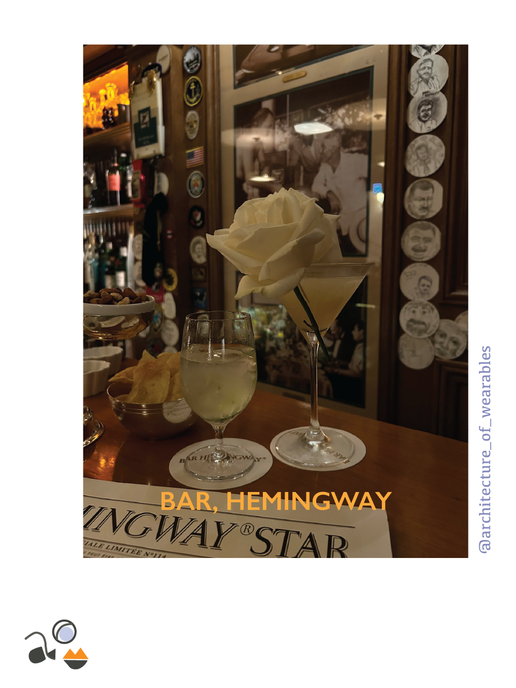 BAR, HEMINGWAY Postcard