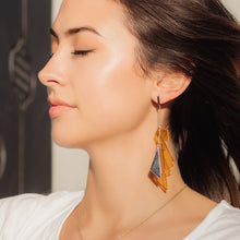 Load image into Gallery viewer, I see through an Orange Earrings
